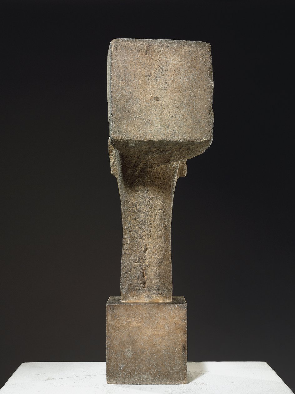 头，约1910-12年（石灰石） 作者 阿梅代奥·莫迪利亚尼