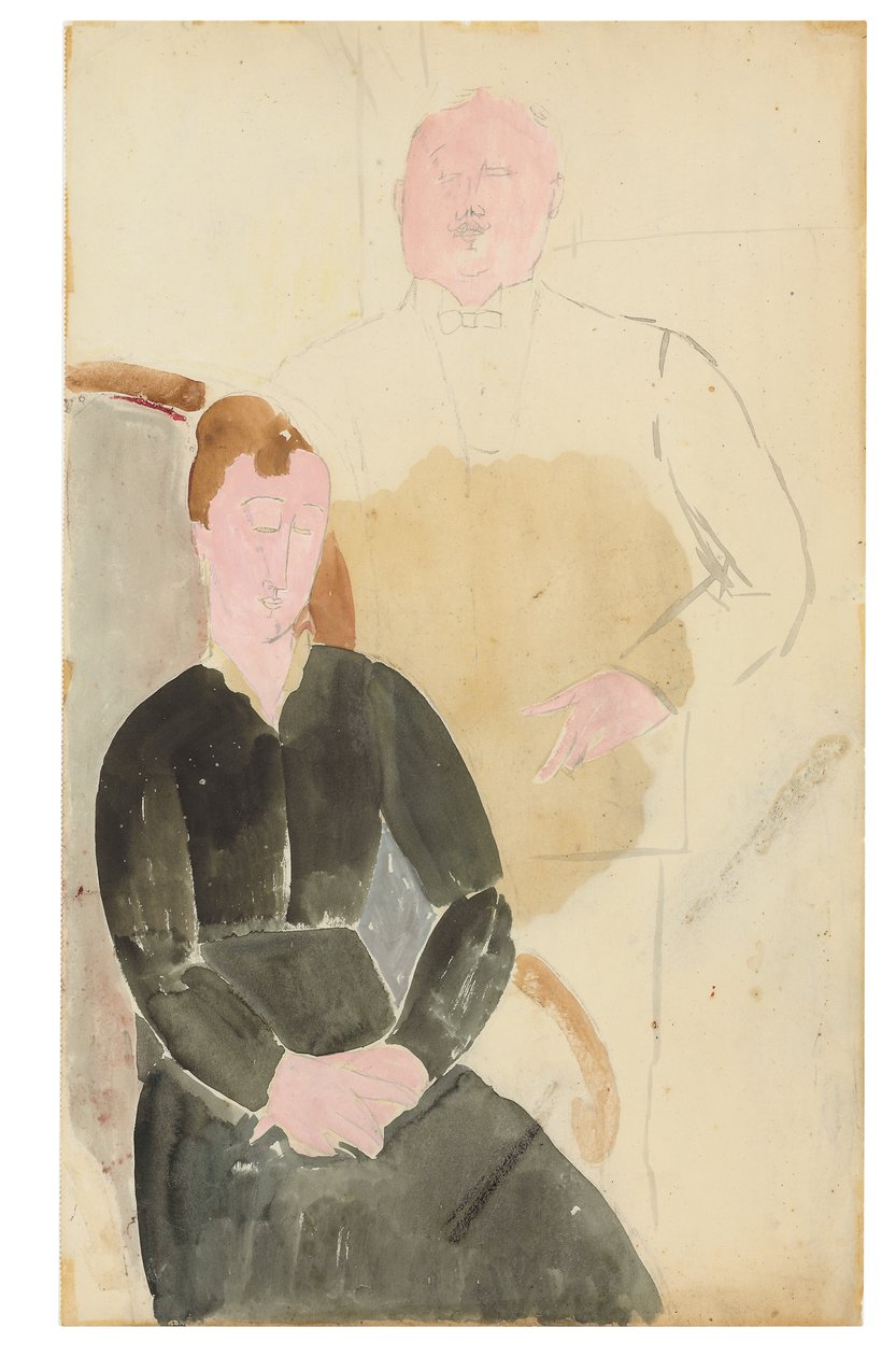家庭，1915年 作者 阿梅代奥·莫迪利亚尼