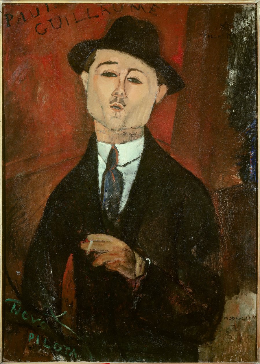 保罗·纪尧姆（Paul Guillaume）的肖像 作者 阿梅代奥·莫迪利亚尼