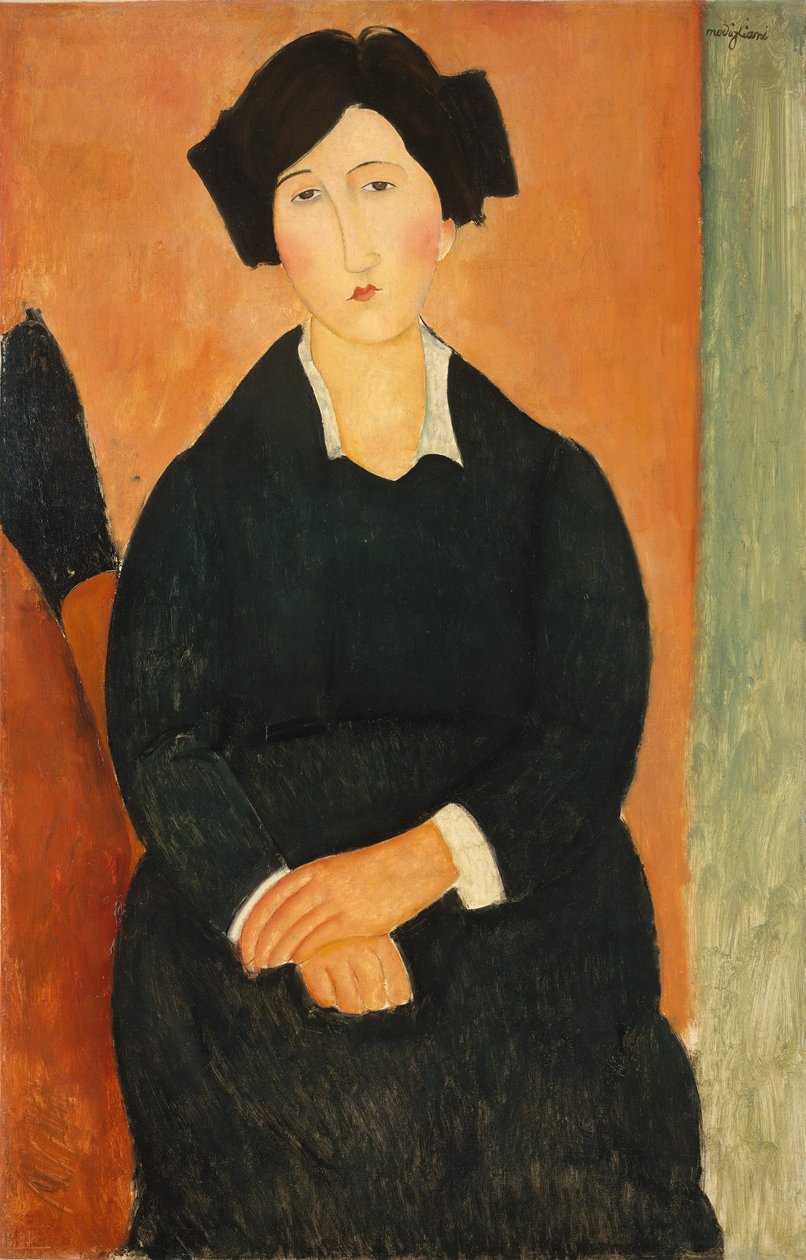 意大利女人，1917年 作者 阿梅代奥·莫迪利亚尼
