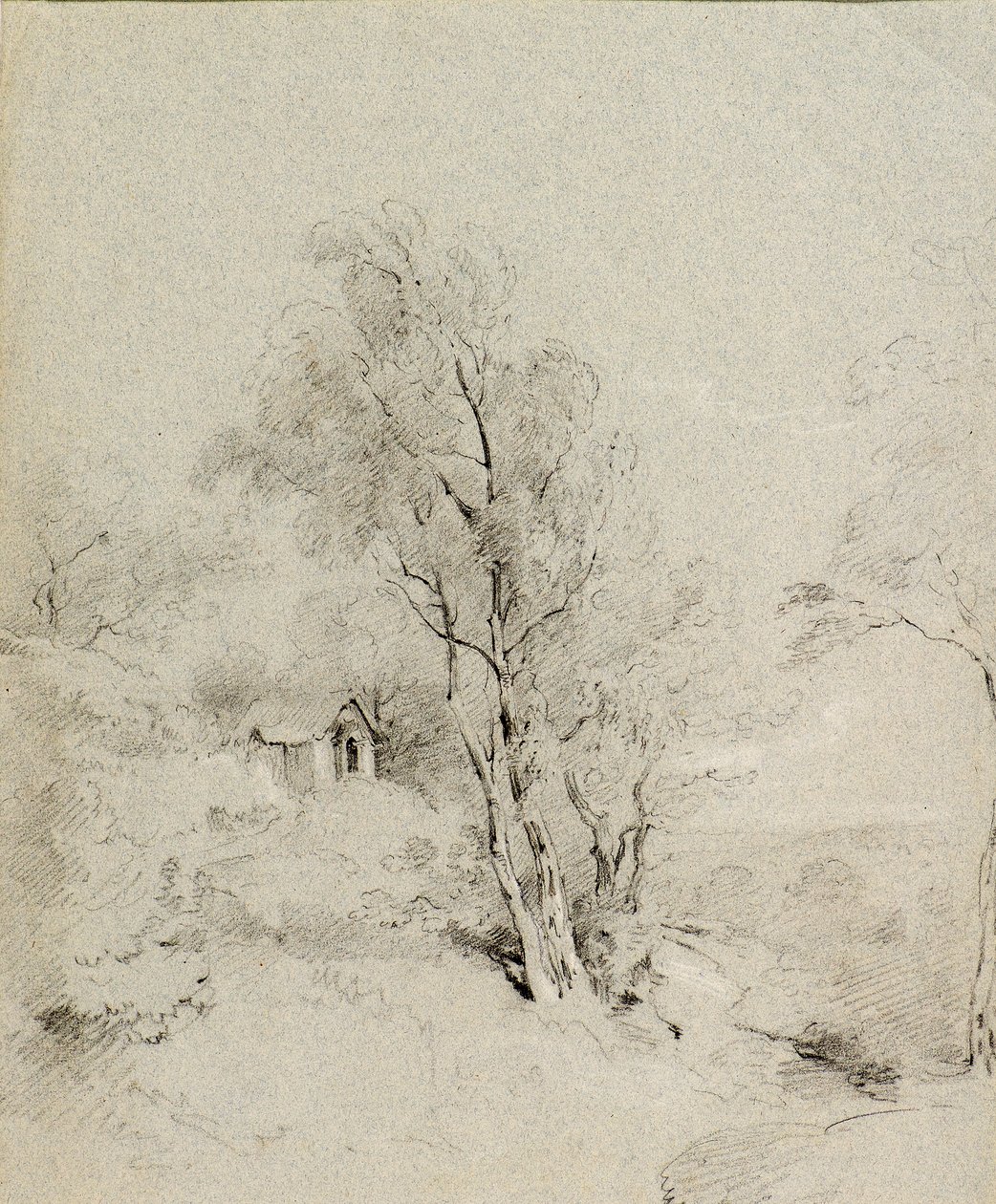 Untitled, c.1805 (pencil) 作者 阿米莉亚·朗