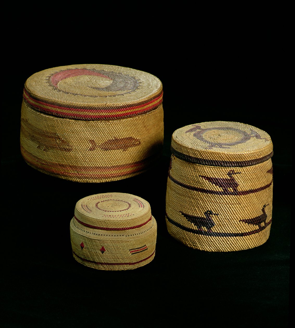 三个篮子，Nootka文化 作者 美国人
