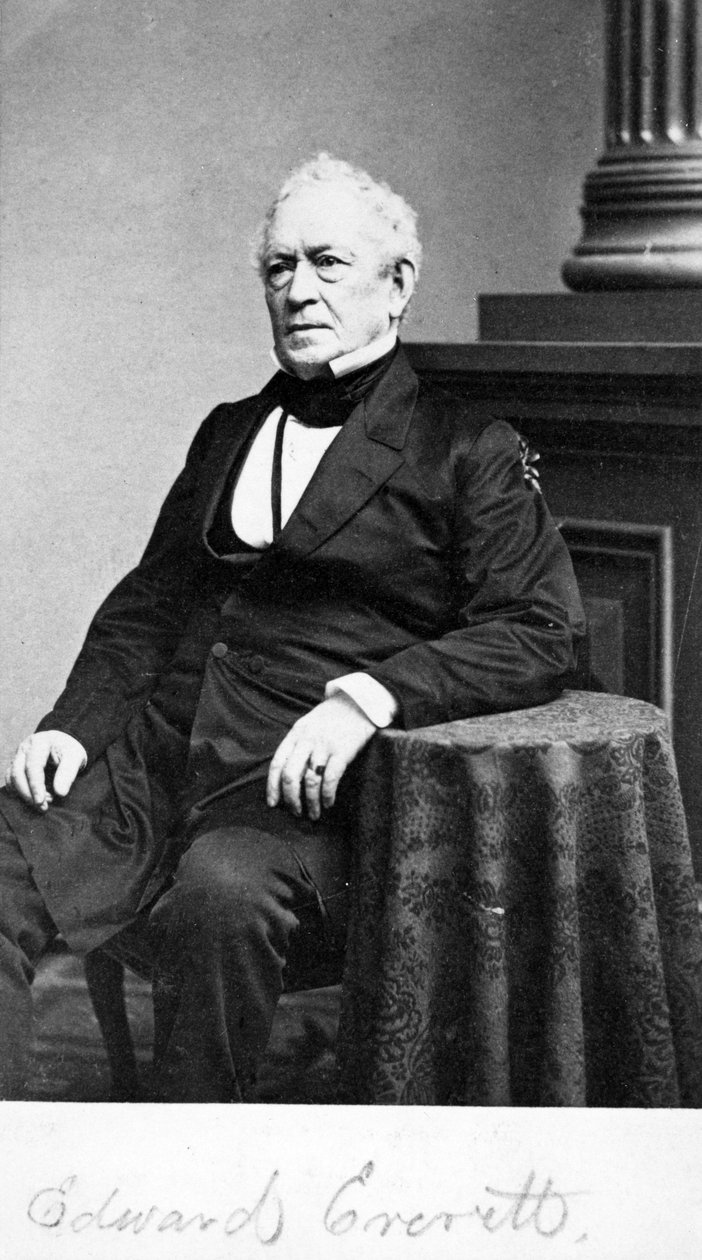 Edward Everett，1860-65 作者 美国摄影师