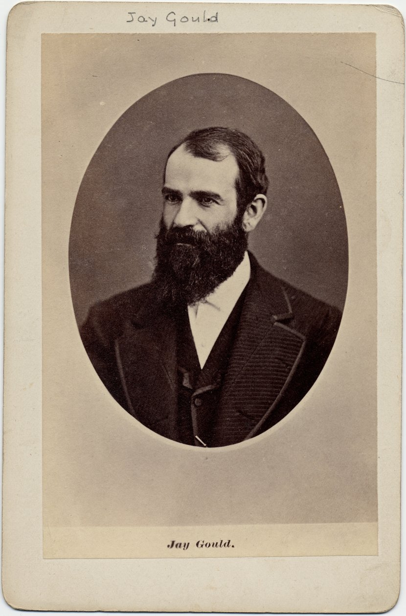 Jay Gould（1836-92），美国金融家（蛋白照片） 作者 美国摄影师