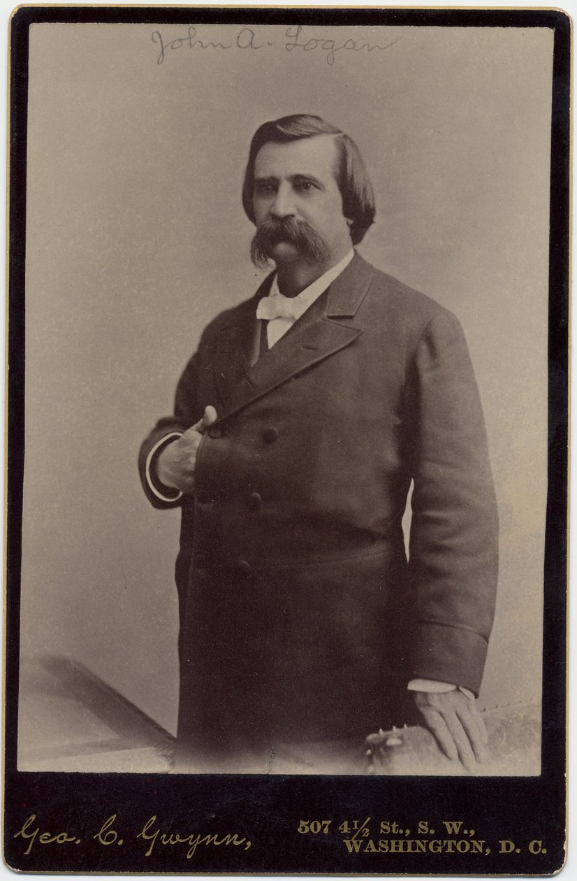 约翰亚历山大洛根（1826-86），美国参议员和联邦陆军将军;摄影：George C Gwynn，华盛顿特区（蛋白照片） 作者 美国摄影师