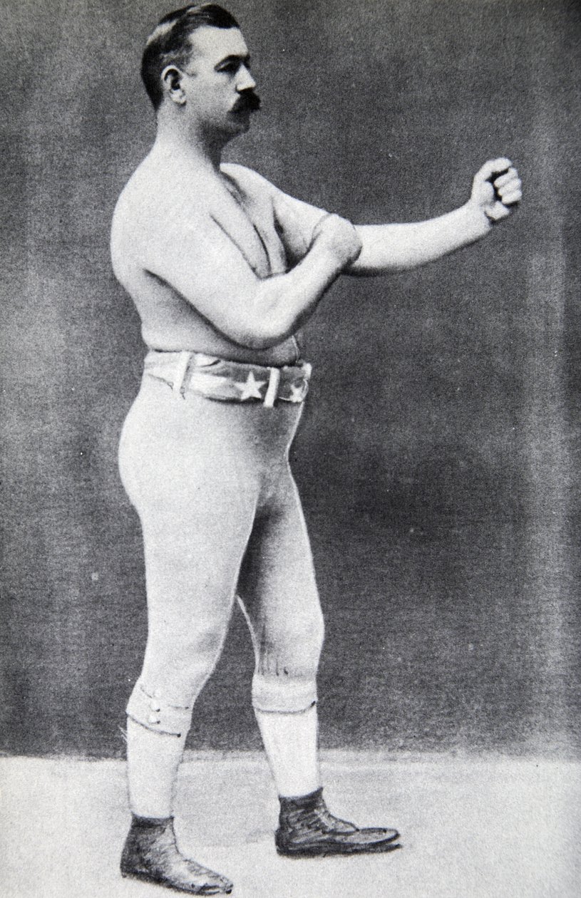 John L. Sullivan（棕褐色照片） 作者 美国摄影师