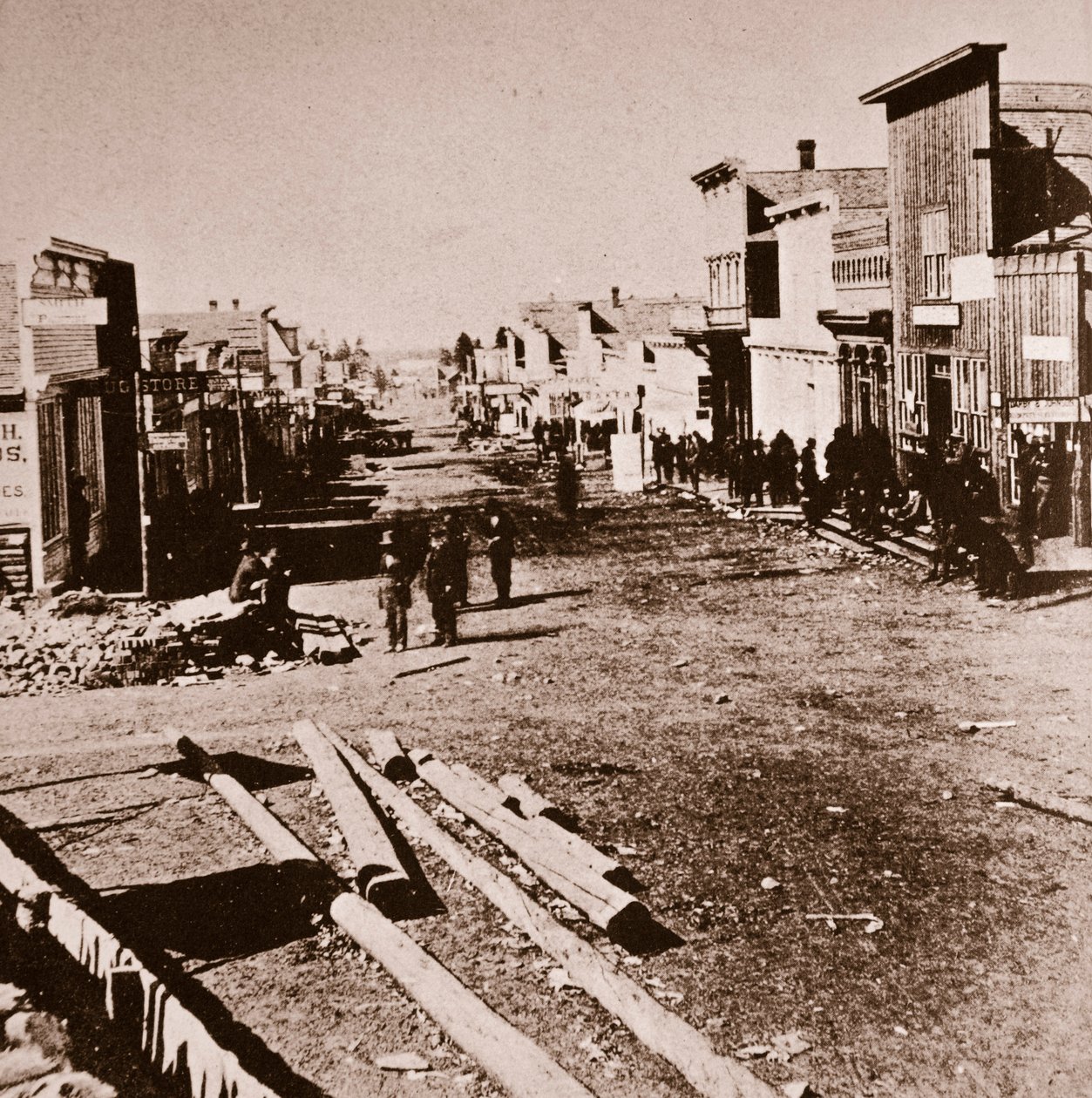 Leadville Colorado，1970年代（棕褐色照片） 作者 美国摄影师