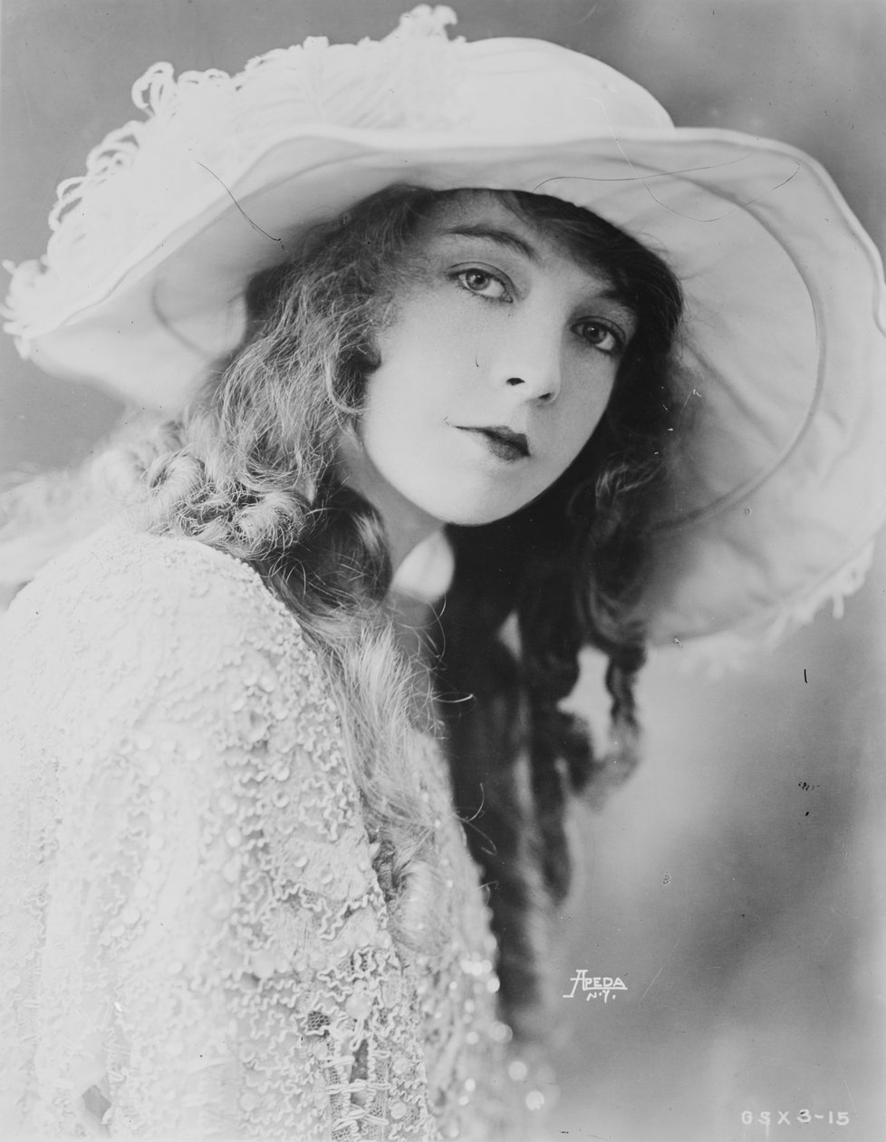 Lillian Gish，1921年 作者 美国摄影师