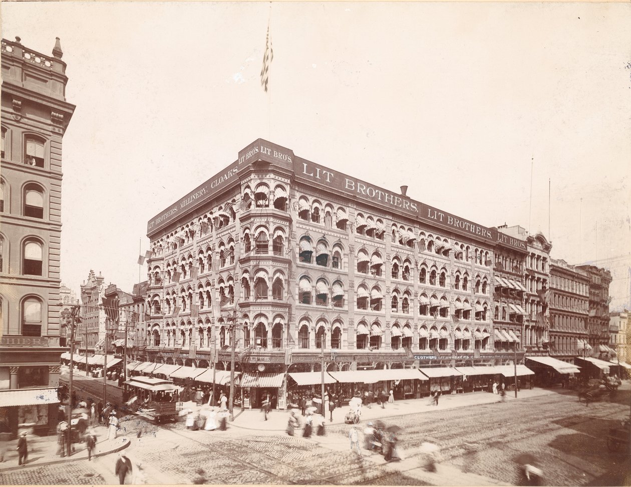 市场街8号，东北角，1898年 作者 美国摄影师
