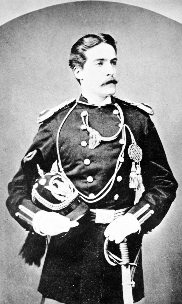 Custers官员之一，1860年代 作者 美国摄影师