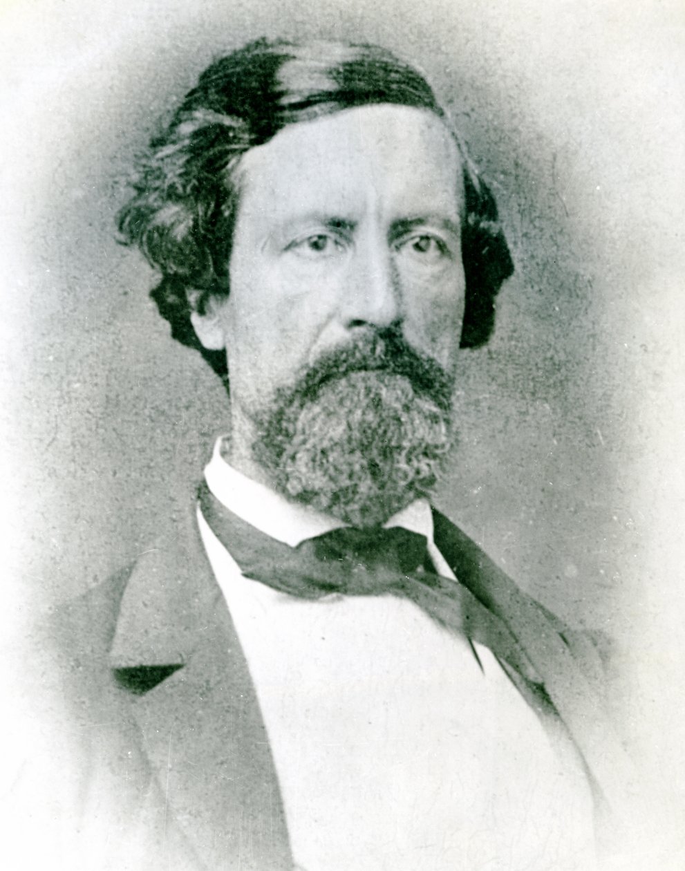 中将John Clifford Pemberton将军的肖像 作者 美国摄影师