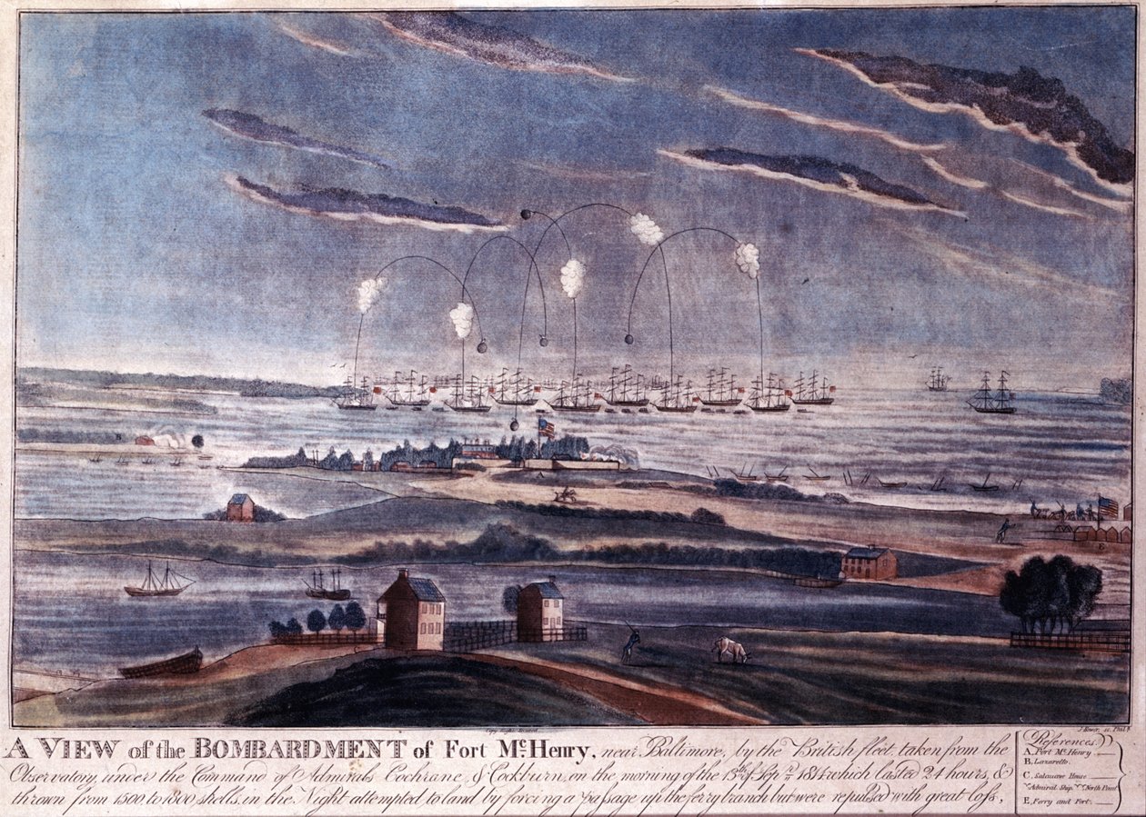 1812年英国巴尔的摩麦克亨利堡袭击事件 作者 美国摄影师