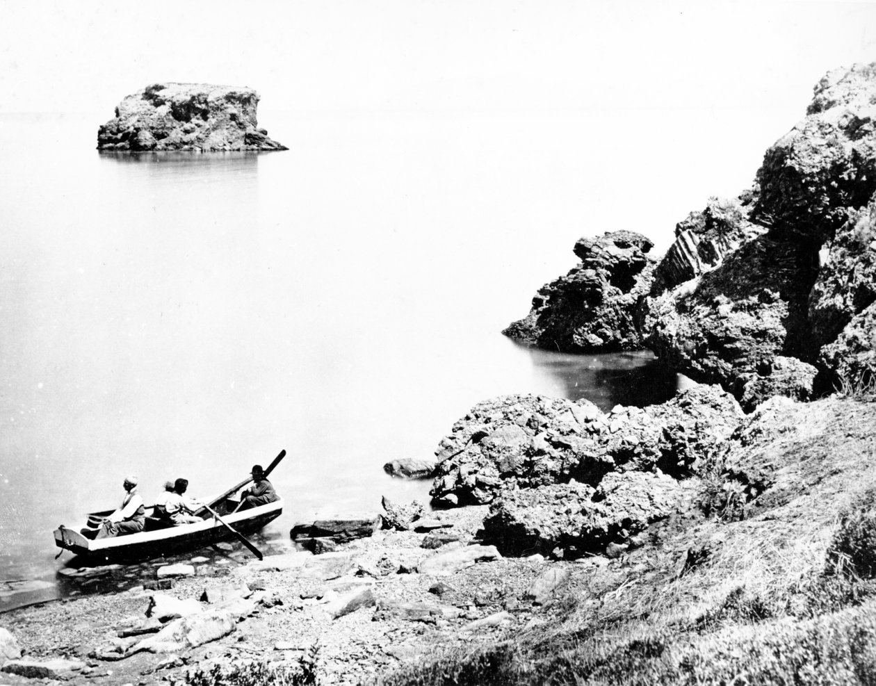 1872年代的犹他州大盐湖 作者 美国摄影师