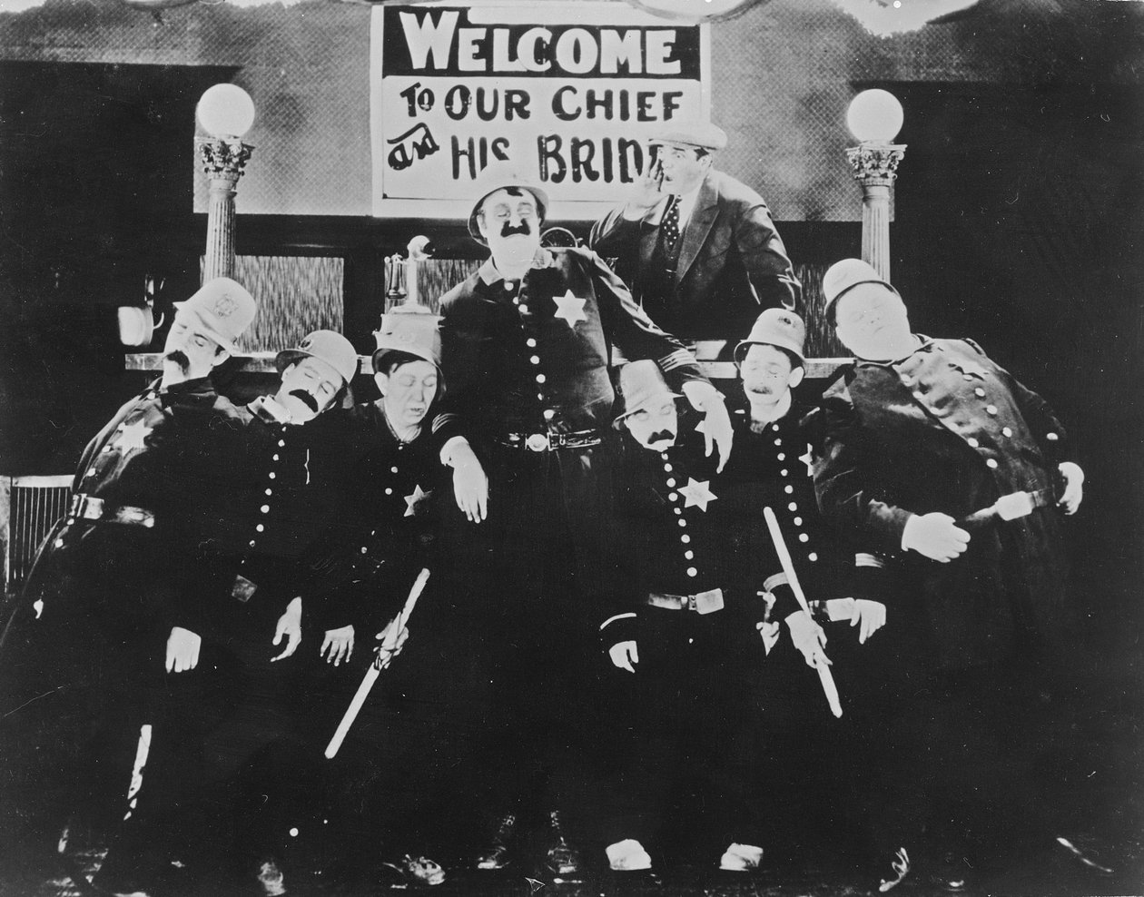 Keystone Kops，c.1915 作者 美国摄影师