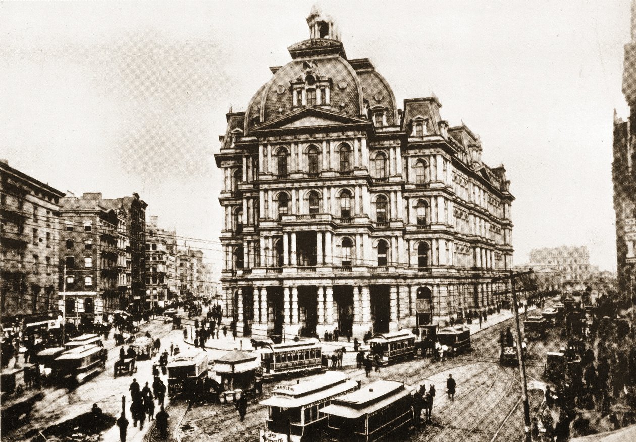 旧邮局，纽约市，1887年 作者 美国摄影师