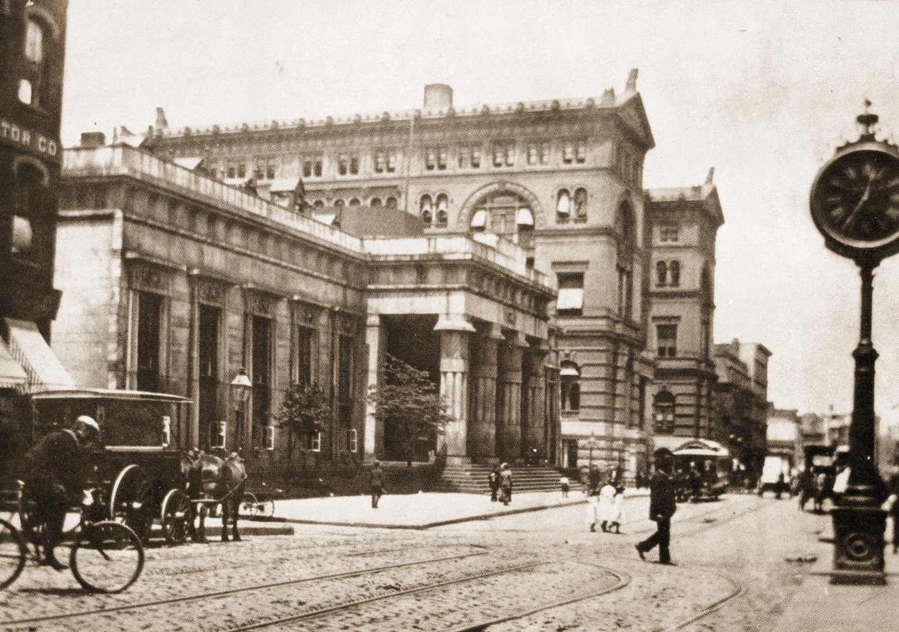 纽约市中心街旧墓葬监狱和刑事法院大楼，1895年 作者 美国摄影师