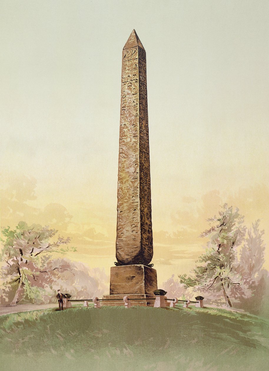 克利奥帕特拉针在纽约中央公园，c.1881 作者 美国学校