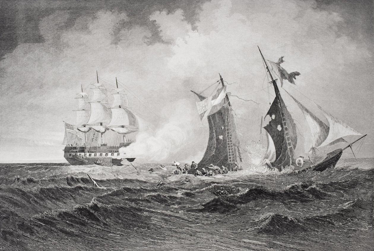 由&39;St。破坏私人&39;Petrel&39;劳伦斯在1861年 作者 美国学校
