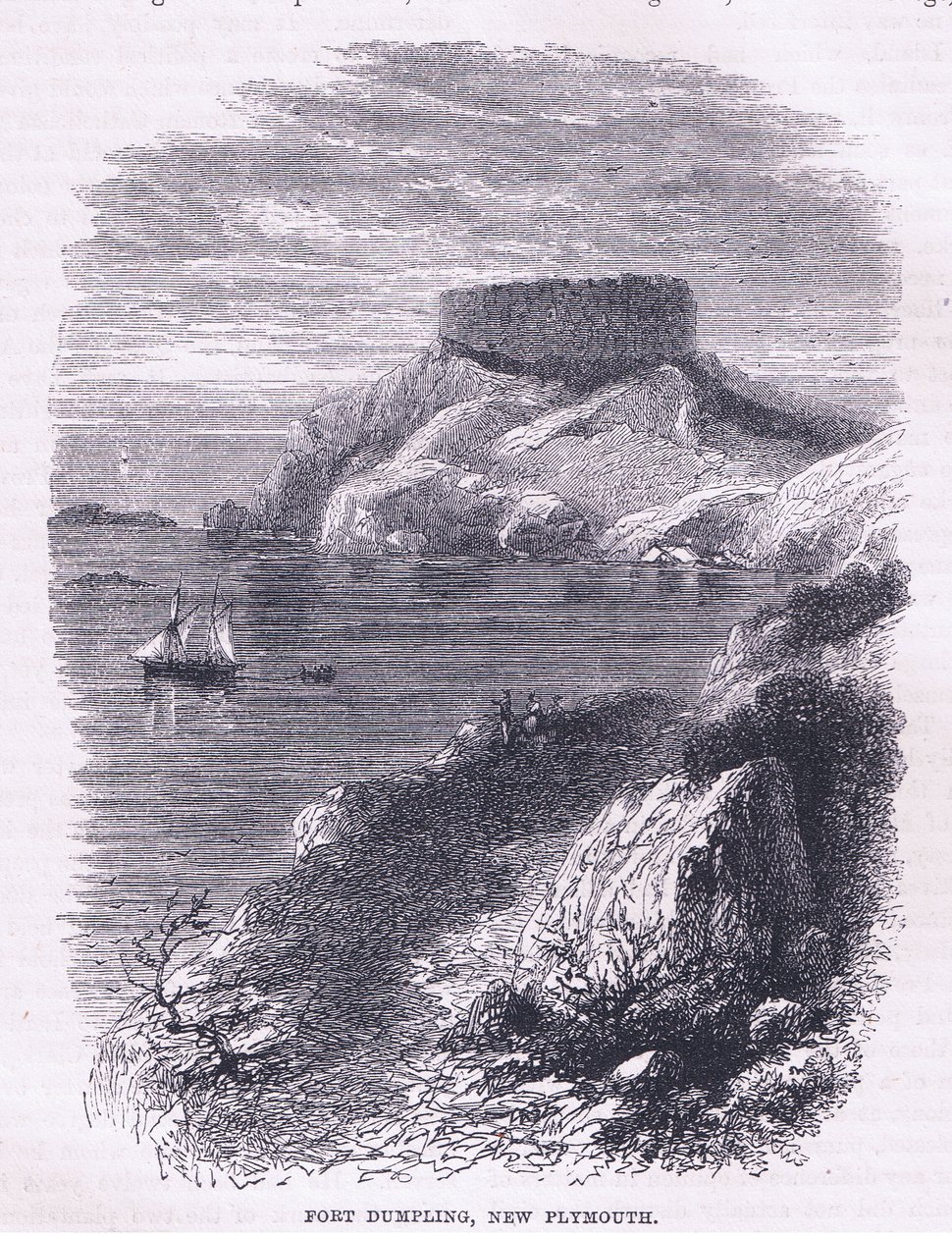 堡垒饺子，新普利茅斯1665年，从卡塞尔斯美国酒吧的历史插图。作者：Petter＆Galpin c.1890 作者 美国学校