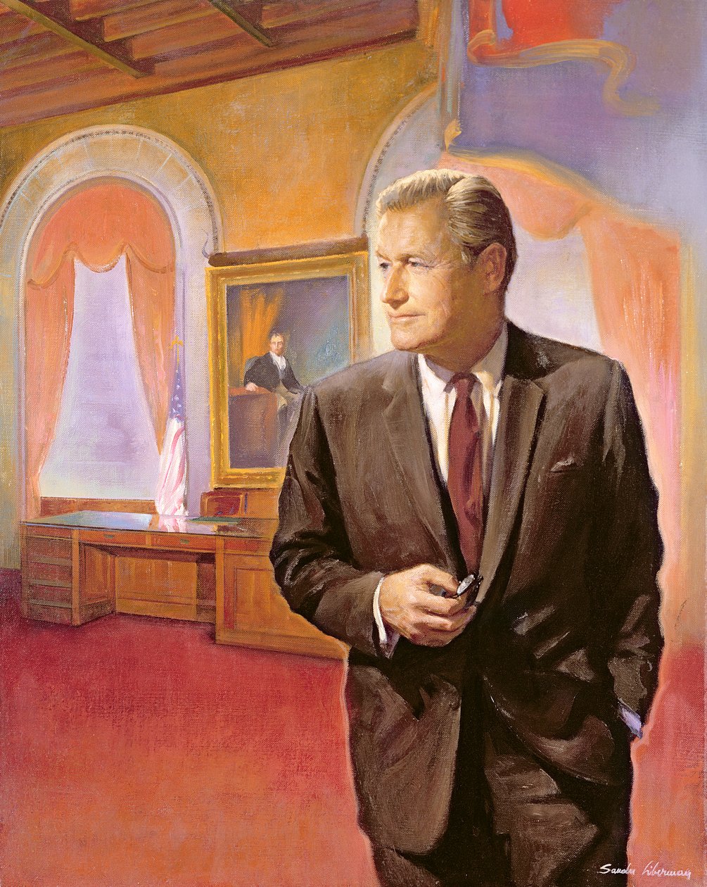 州长纳尔逊·洛克菲勒（1908-79） 作者 美国学校