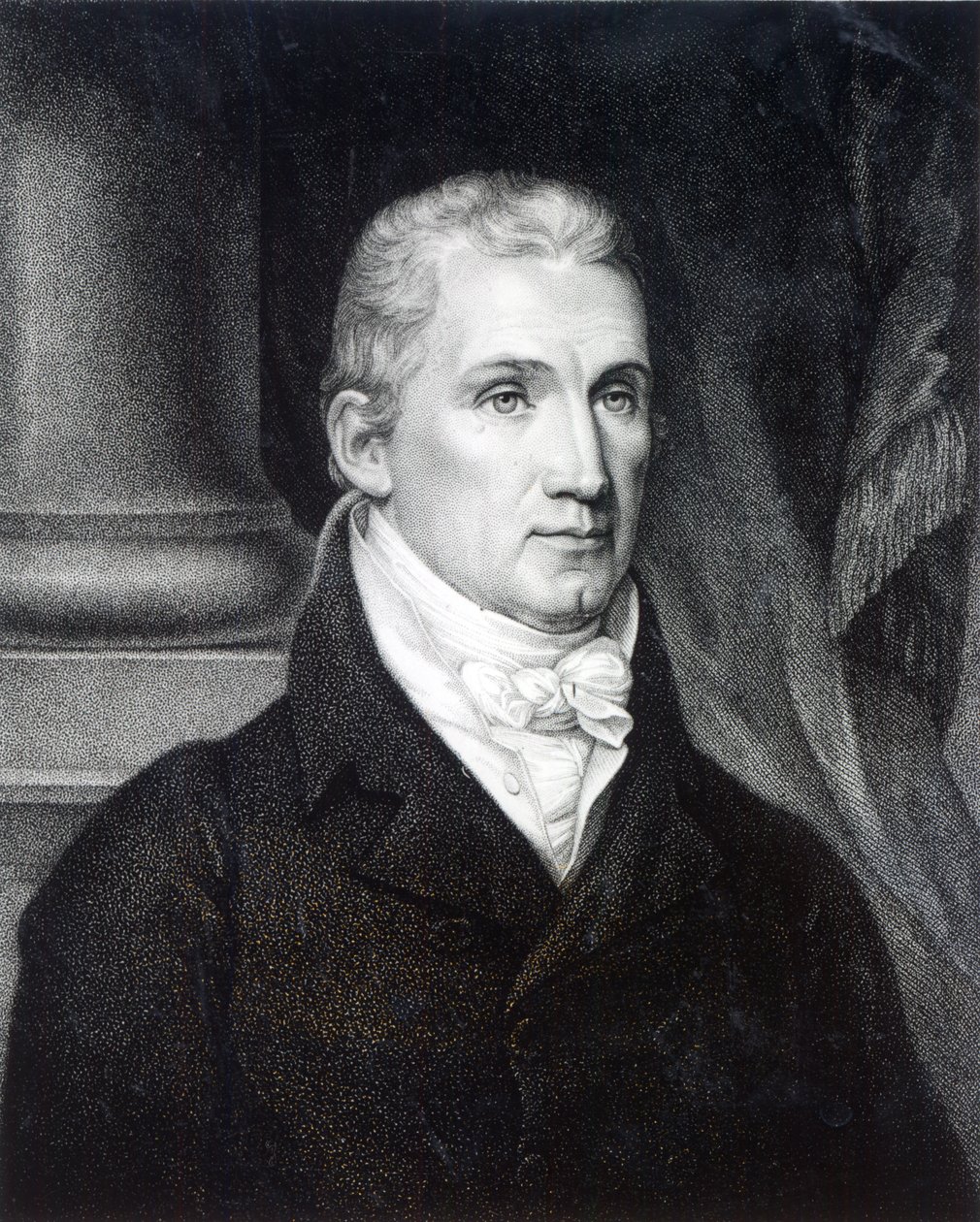 James Monroe，由Thomas Gimbrede（1781-1832）镌刻 作者 美国学校