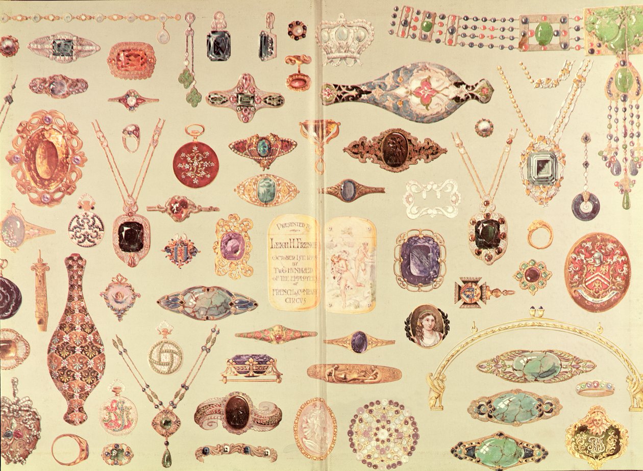 1890年蒂芙尼目录的珠宝 作者 美国学校