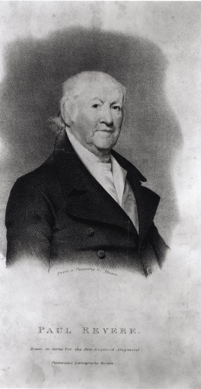 Paul Revere，来自“新英格兰杂志” 作者 美国学校