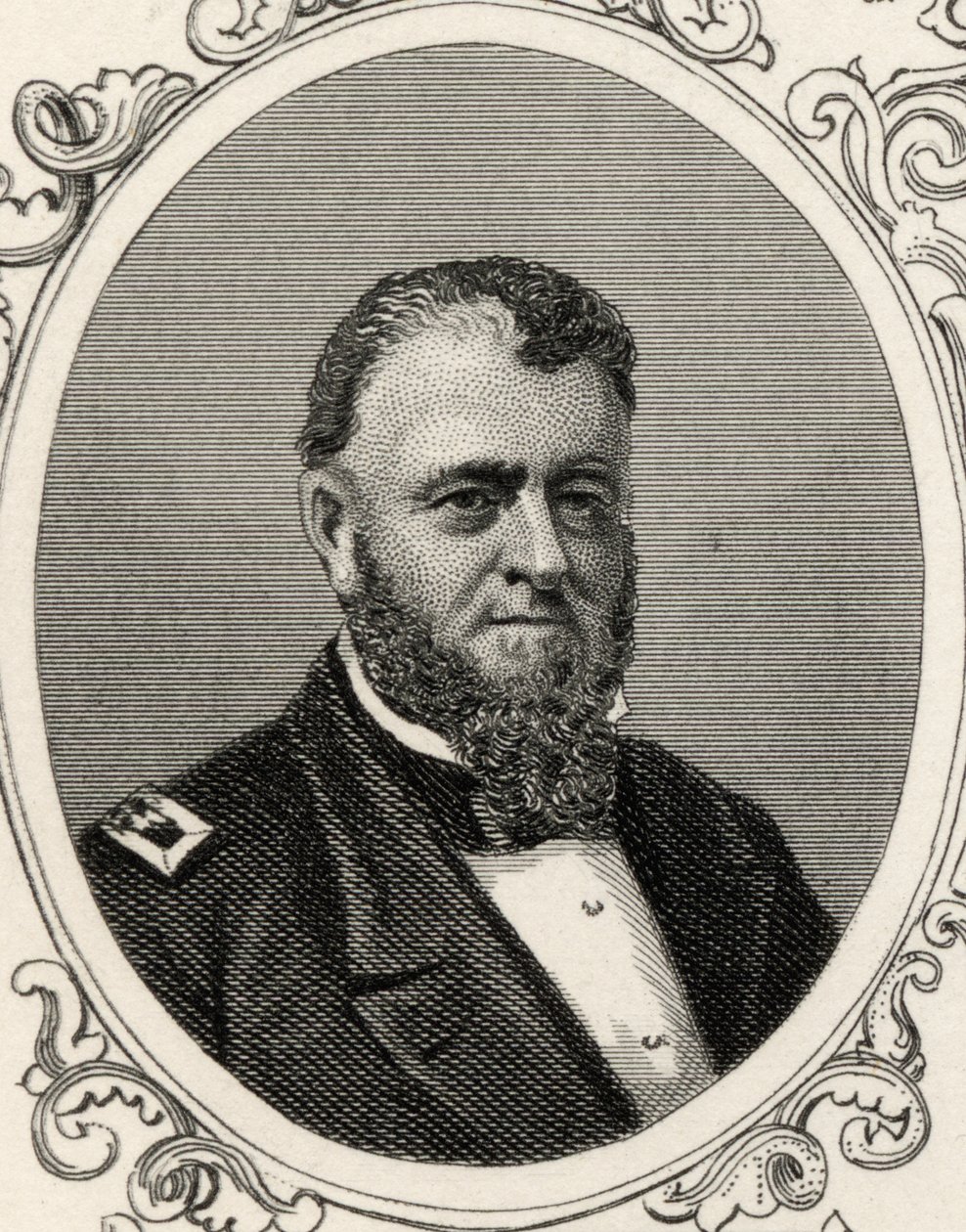海军上将Louis Malesherbes Goldsborough的肖像（1805-1877） 作者 美国学校