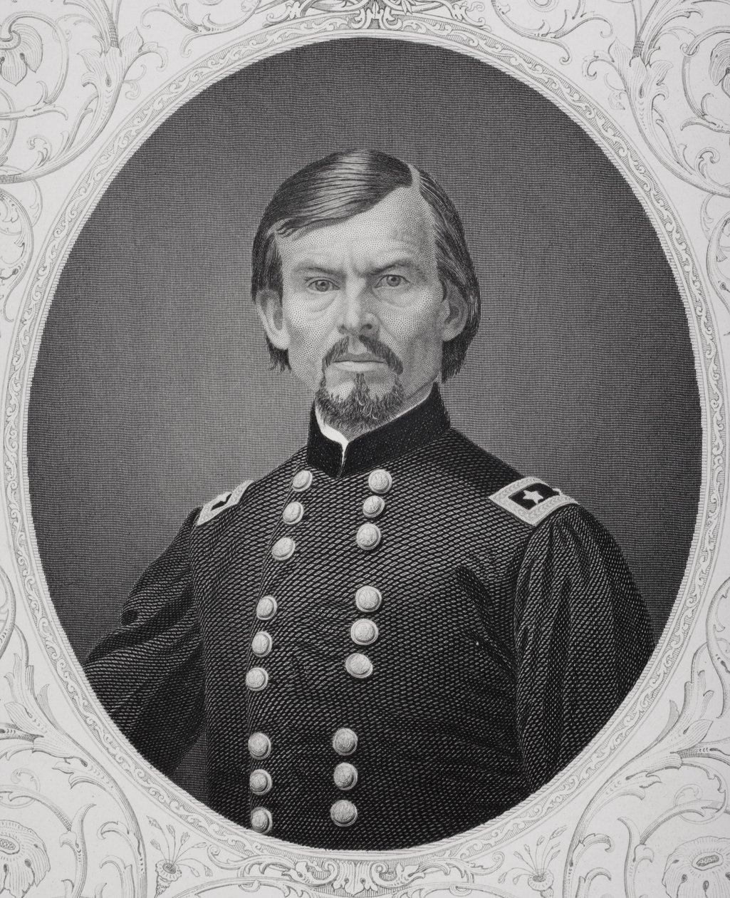 Franz Sigel的肖像（1824-1902） 作者 美国学校