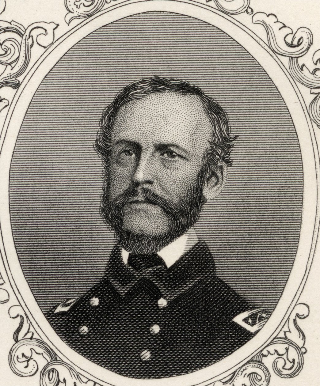 John Adolphus Bernard Dahlgren的肖像（1809-70） 作者 美国学校