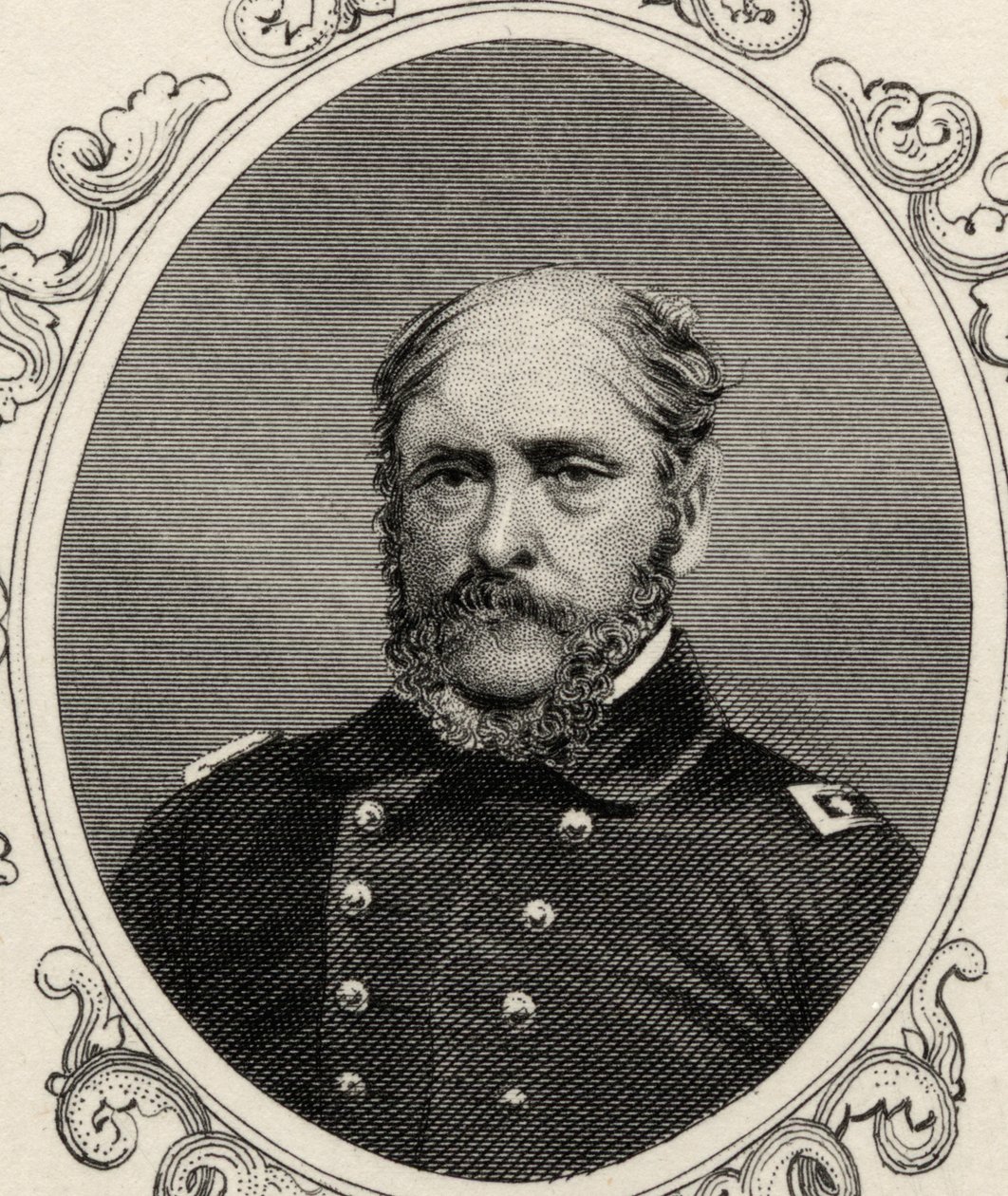 海军少将John Ancrum Winslow的肖像（1811-73） 作者 美国学校