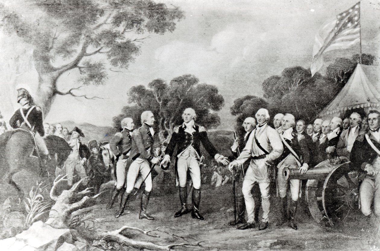 1777年10月17日，纽约布尔戈延将军投降，纽约 作者 美国学校
