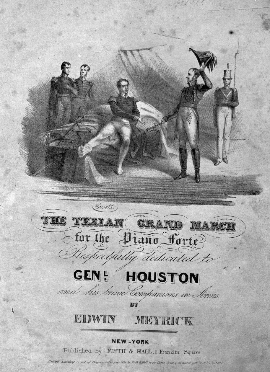 1836年的Texian Grand March 作者 美国学校