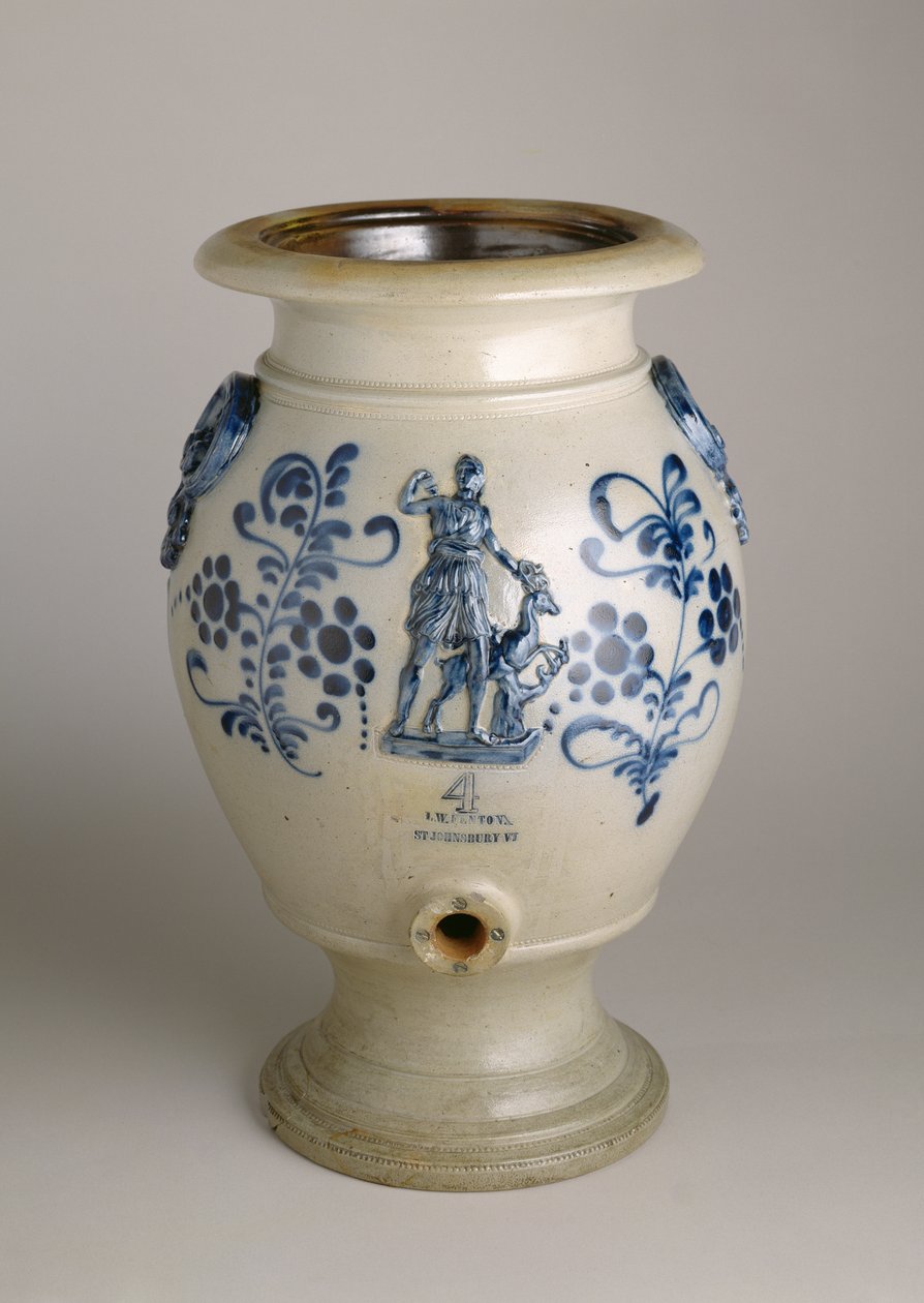 水冷却器，1850（陶瓷） 作者 美国学校