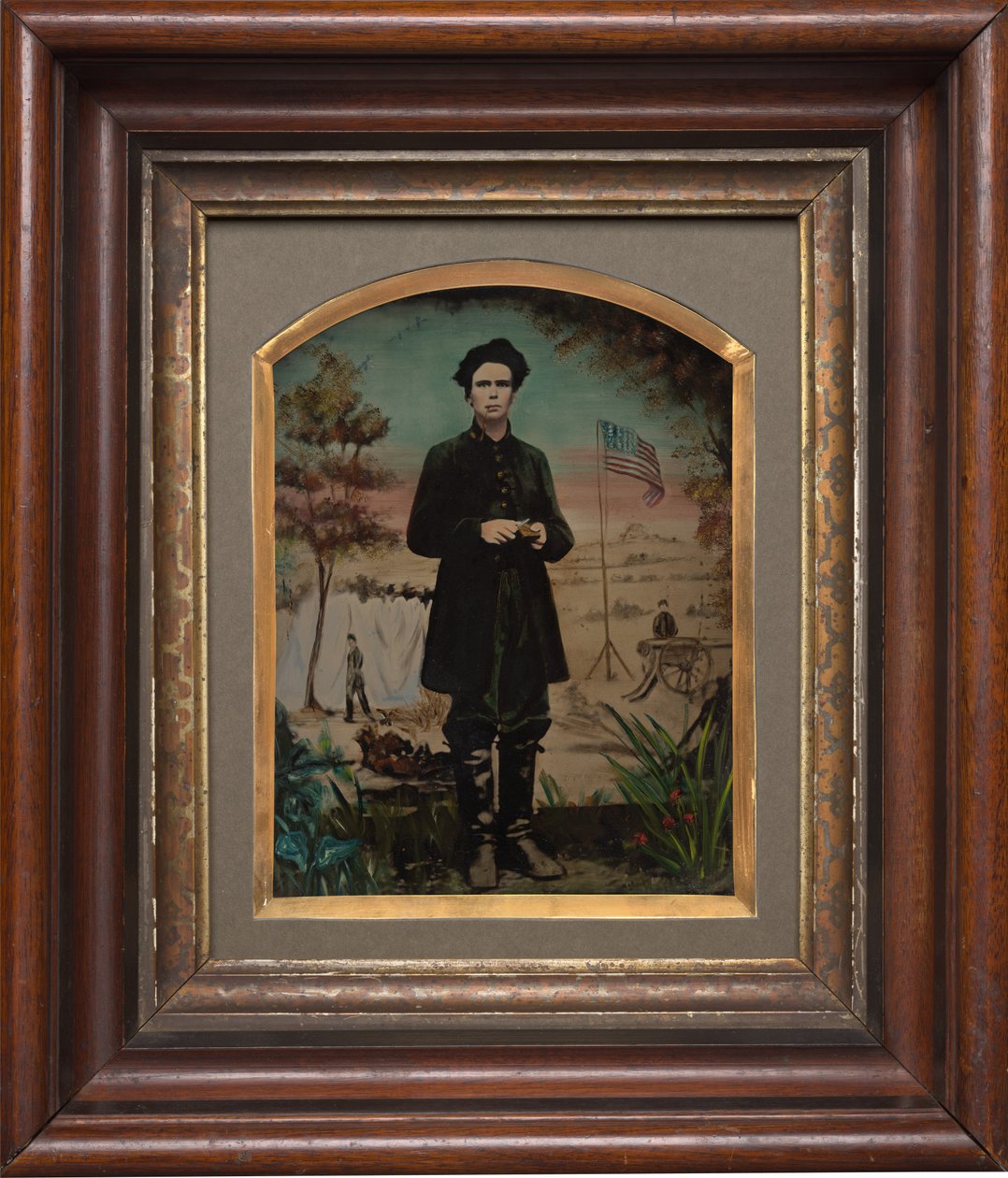一个内战士兵的肖像》（Portrait of a Civil War Soldier 作者 美国 19 世纪