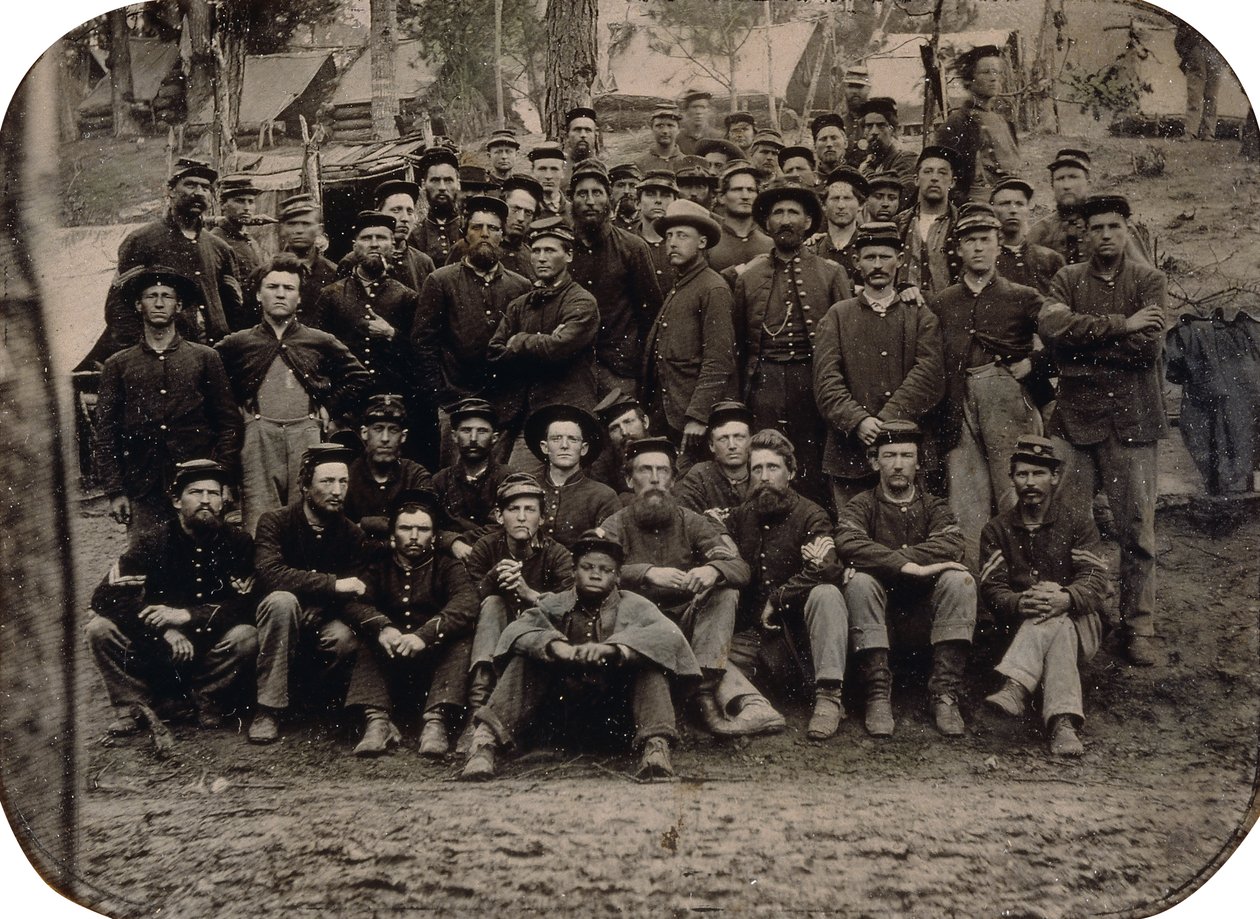 1861-1865年冬季的全套蓝色外套 作者 美国摄影师