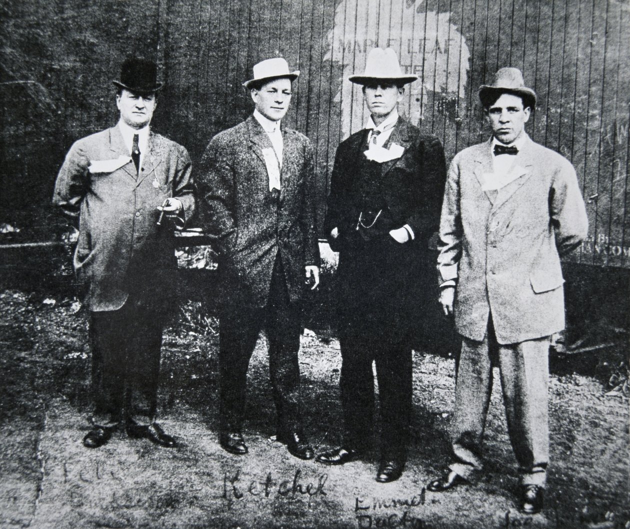 Emmett Dalton (b.1871) c.1909 (b/w照片) 作者 美国摄影师