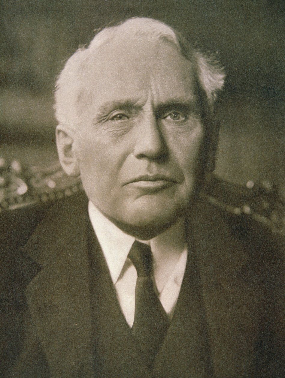 弗兰克-比林斯-凯洛格（1856-1937）（黑白照片）。 作者 美国摄影师