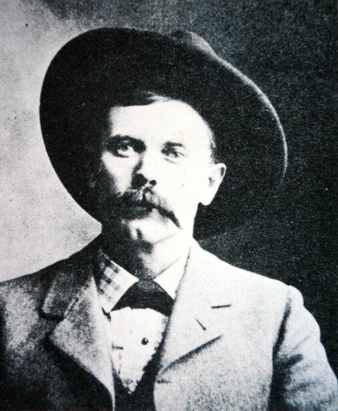 乔治-斯卡伯勒（1859-1900）1896年（黑白照片）。 作者 美国摄影师