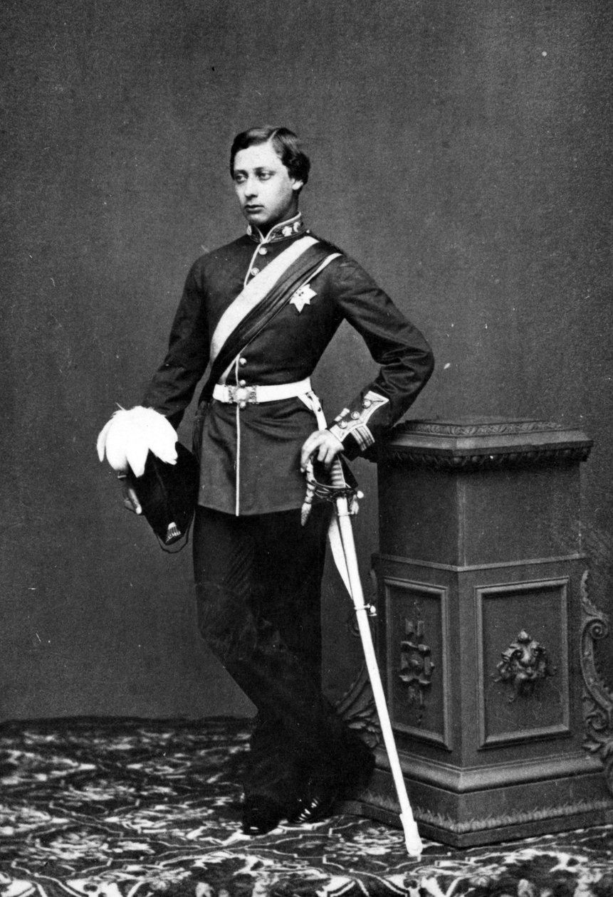 HRH威尔士亲王，1860年 作者 美国摄影师