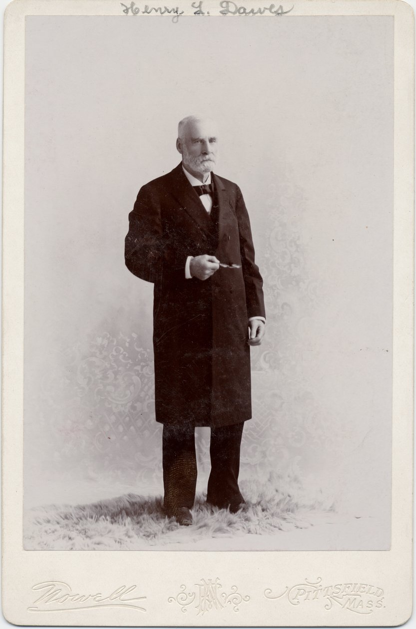 Henry Laurens Dawes（1816-1903），美国参议员，摄影：Nowell，Pittsfield，Massachusetts（蛋白照片） 作者 美国摄影师