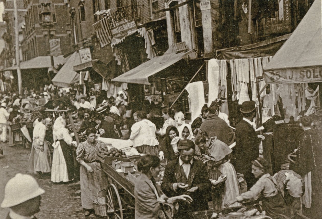 纽约市海斯特街，1898年 作者 美国摄影师