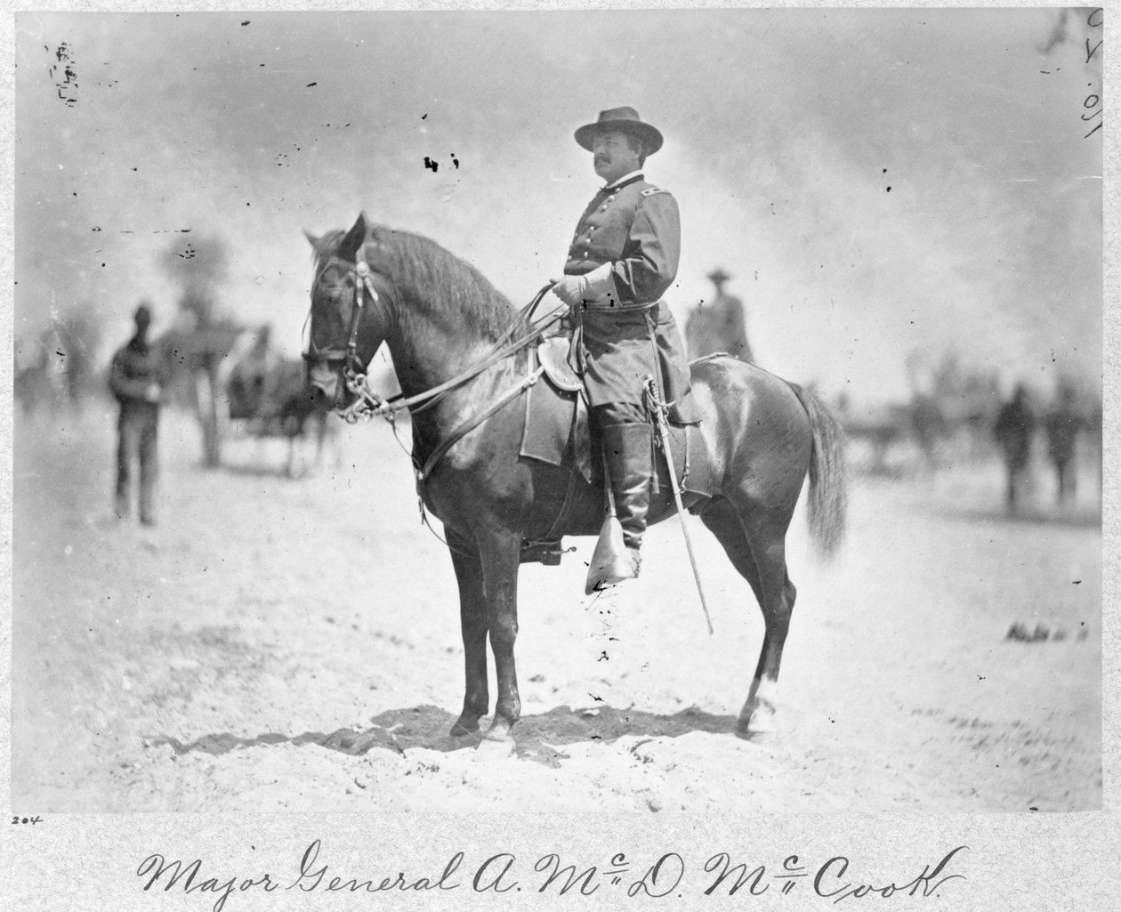 1864年少将Alexander McDowell McCook 作者 美国摄影师
