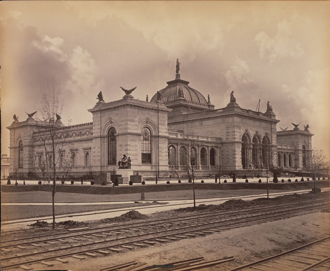 纪念馆百年博览会，1876年（明胶银版） 作者 美国摄影师