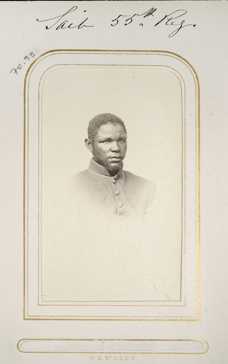 尼古拉斯·赛义德（Nicholas Said），名片，约1863年-66年 作者 美国摄影师