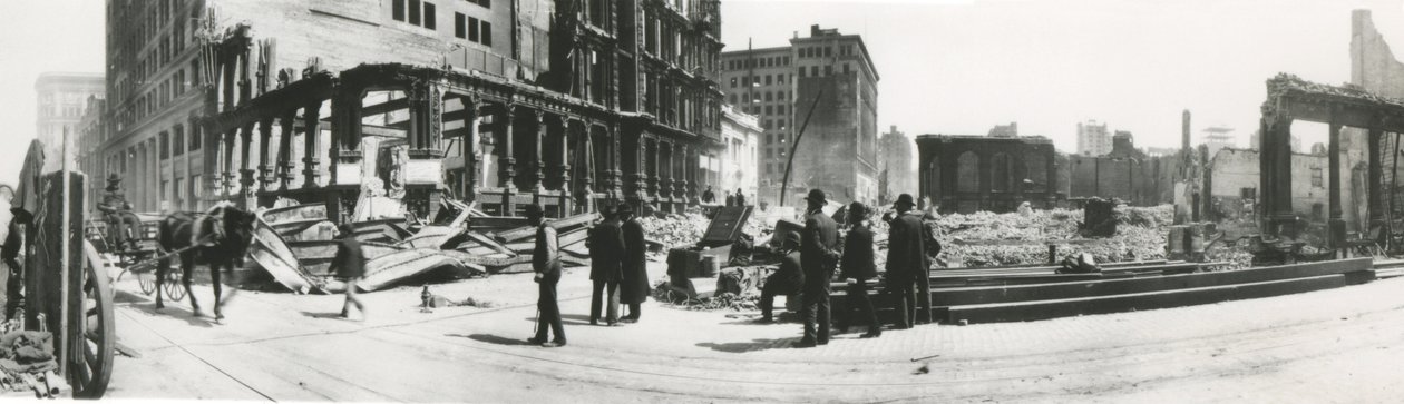 1906年地震后的旧金山 作者 美国摄影师