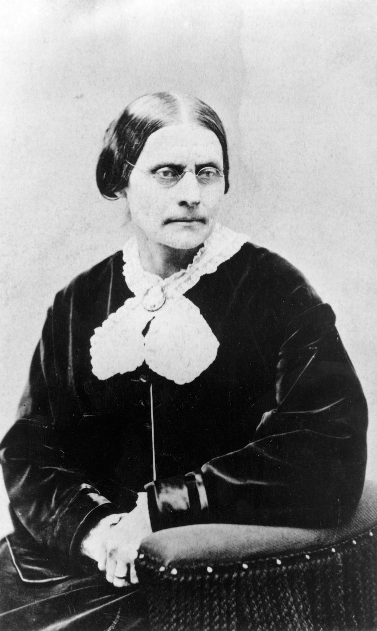 Susan Brownell Anthony（1820-1906）c.1871 作者 美国摄影师