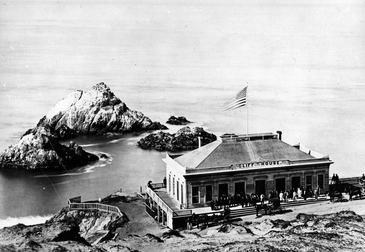 The Cliff House，旧金山，c.1863-8 作者 美国摄影师