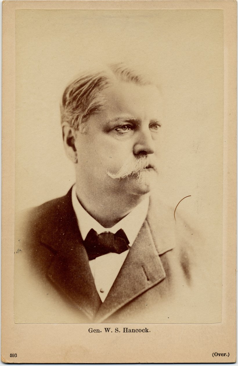 温菲尔德斯科特汉考克（1824-86），美国陆军将军，摄影：BB Russell，波士顿（蛋白照片） 作者 美国摄影师