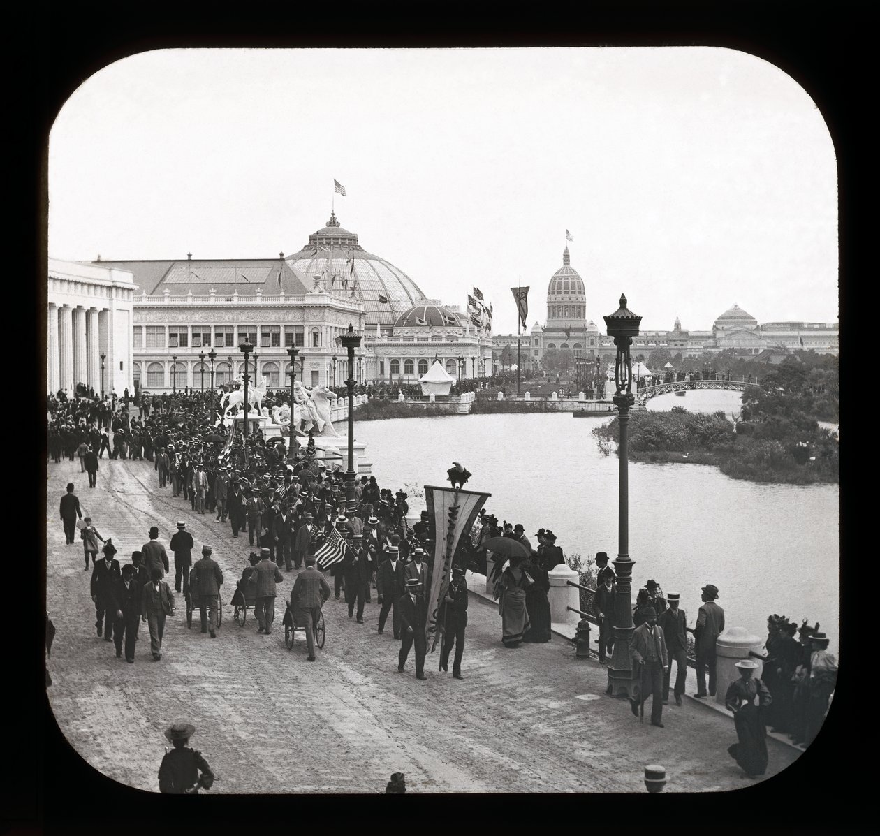 世界哥伦比亚博览会：外观，芝加哥，1893年（灯笼幻灯片） 作者 美国摄影师